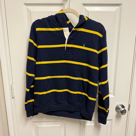 Polo Ralph Lauren Striped Hooded Sweater - Picture 1 of 10